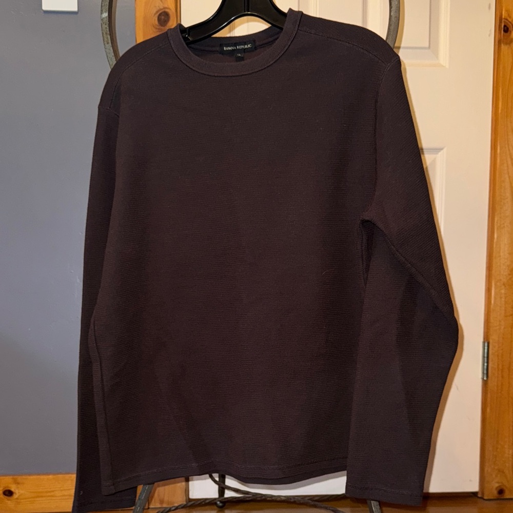 Banana Republic Rich Brown Knit Top